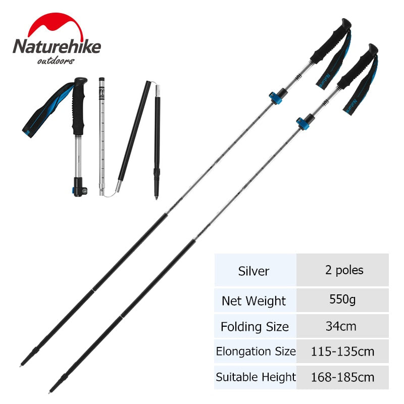 Naturehike Collapsible Hiking Poles Nomad Training Gear