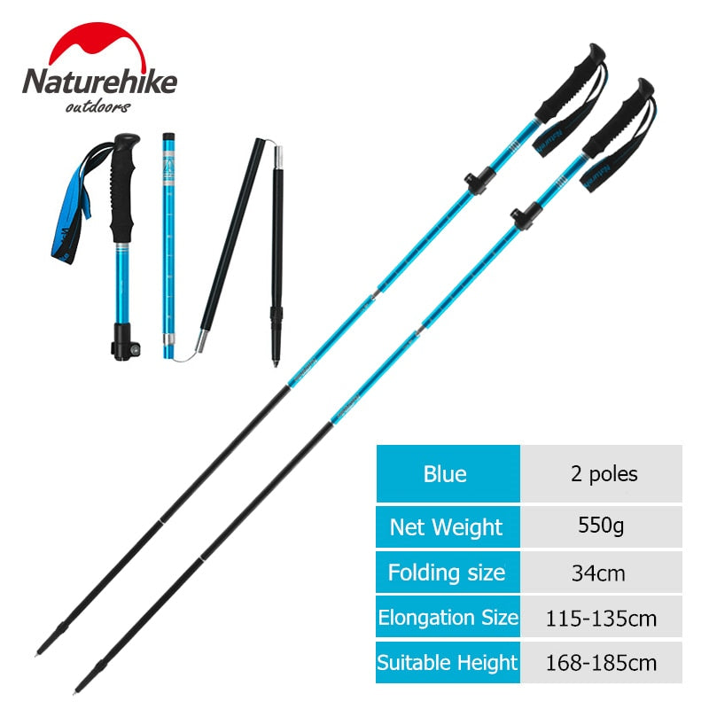 Naturehike Collapsible Hiking Poles Nomad Training Gear