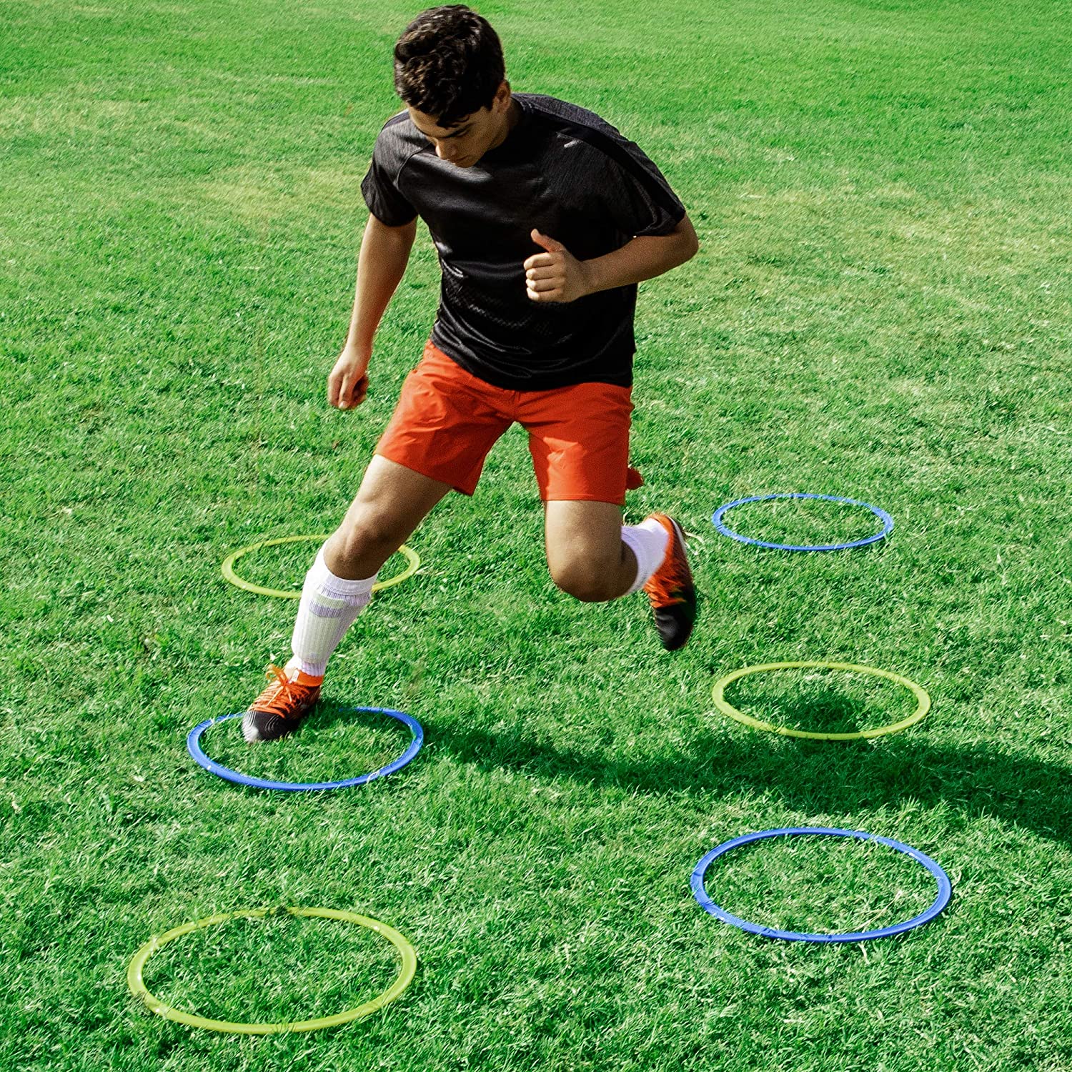 Speed Training Ring Set with Bag | Soccer innovations Speed & Agility  Training Equipment