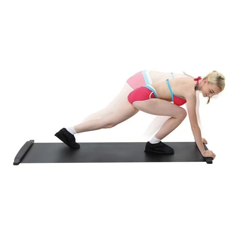 Slide exercise outlet mat